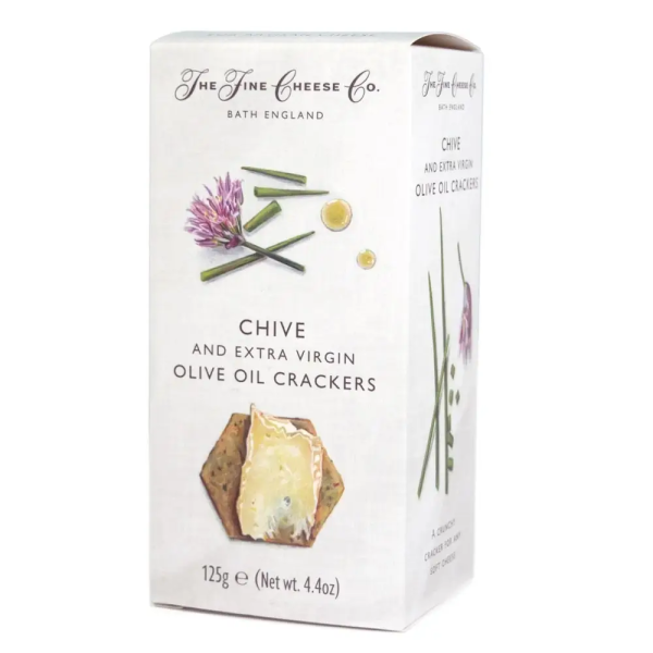 Chive Crackers in their packaging